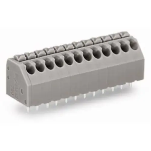 Leiterplattenklemme, 21-polig, RM 3.5 mm, 0,2-1,5 mm², 8 A, Push-in Käfigklemme, grau, 250-121 Aktuell