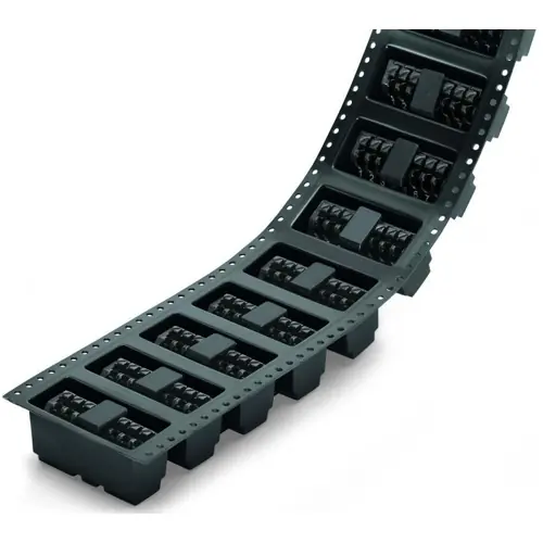 Super-Preis Leiterplattenklemme, 3-polig, RM 3.5 mm, 0,2-1,5 mm², 8 A, Push-in Käfigklemme, schwarz, 250-203/353-604/997-404