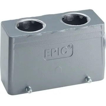 Tüllengehäuse, Baugröße HB24, Aluminiumlegierung, 2 x M25/2 x M32, gerade, Querbügelverriegelung, IP65, 79178500 Preisknaller