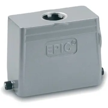 Wochenendangebot Tüllengehäuse, Baugröße HB24, Aluminiumlegierung, M40, gerade, Längsbügelverriegelung, IP65, 79144800