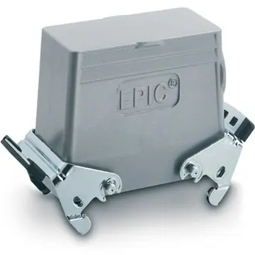 Neue Ware Tüllengehäuse, Baugröße HB24, Aluminiumlegierung, M25/M32, abgewinkelt, Querbügelverriegelung, IP65, 79157400