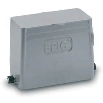 Rabatt Tüllengehäuse, Baugröße HB24, Aluminiumlegierung, M25/M32, abgewinkelt, Querbügelverriegelung, IP65, 79154600