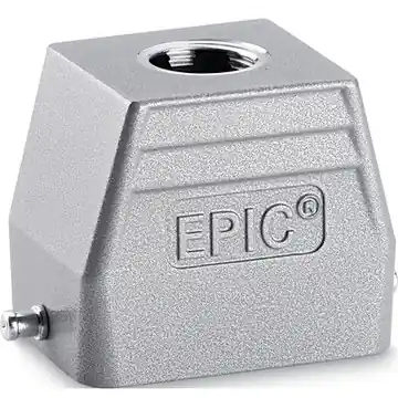 Preis Gesenkt Tüllengehäuse, Baugröße HB6, Aluminiumlegierung, M20/M25, gerade, Längsbügelverriegelung, IP65, 19021000