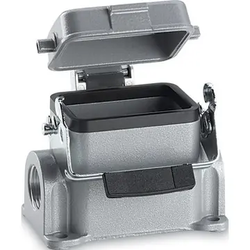 Sale Aufbaugehäuse, Baugröße HB6, Aluminiumlegierung, M20/M25, abgewinkelt, Längsbügelverriegelung, IP65, 79015600