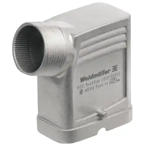 Preisknaller Tüllengehäuse, Baugröße HQ, Zinkdruckguss, PG21, abgewinkelt, Querbügelverriegelung, IP65, 1003100000