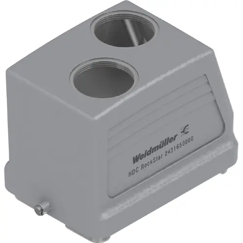 Tüllengehäuse, Baugröße 12, Aluminiumdruckguss, Klemmverriegelung, IP65, 2431650000 Sonderaktion