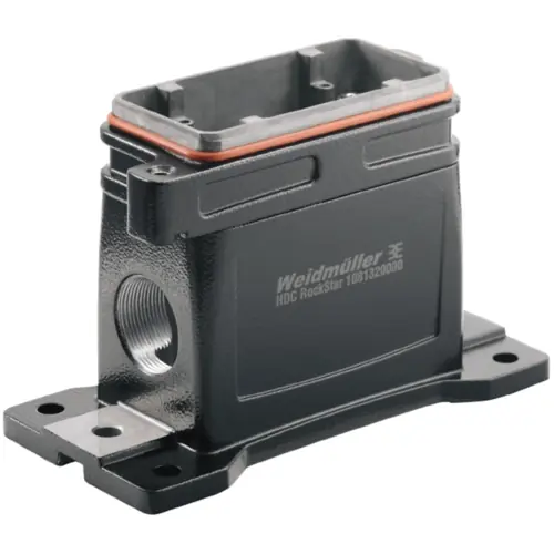 Aufbaugehäuse, Baugröße B10, Aluminiumdruckguss, M32, abgewinkelt, Schraubverriegelung, IP66/IP68, 1081280000 Neue Kollektion