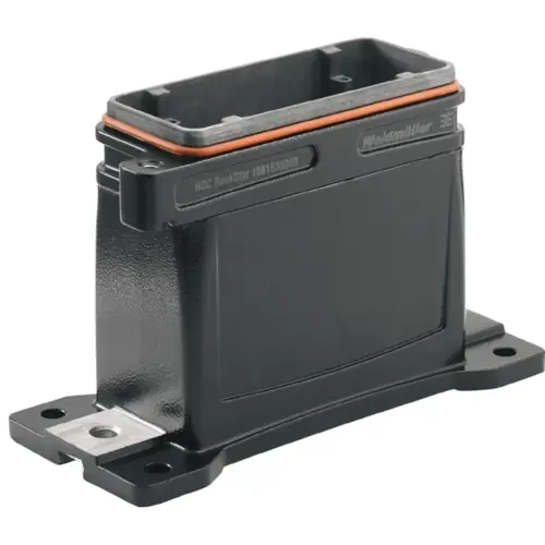 Aufbaugehäuse, Baugröße B16, Aluminiumdruckguss, M40, abgewinkelt, Schraubverriegelung, IP66/IP68, 1081360000 Geprüft