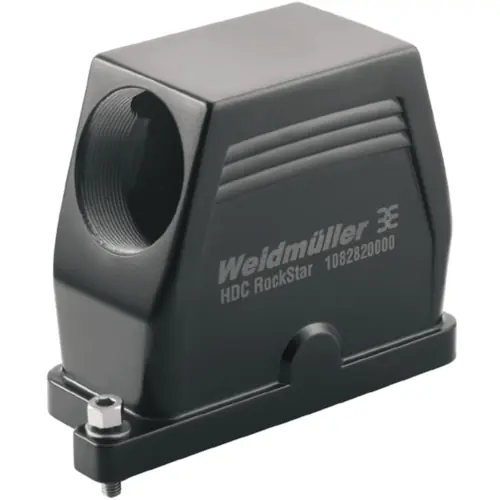 Neu Tüllengehäuse, Baugröße B16, Aluminiumdruckguss, M50, abgewinkelt, Schraubverriegelung, IP66/IP68, 1082820000