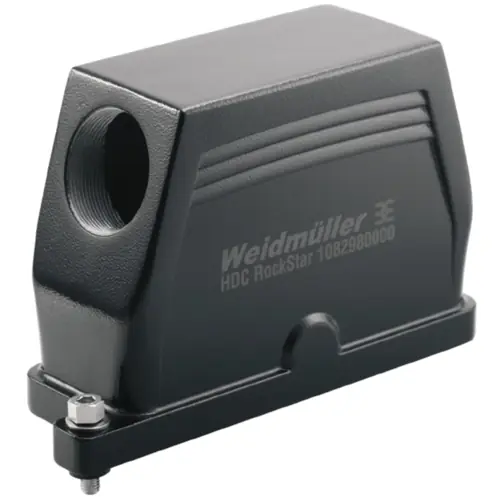 Begrenztes Angebot Tüllengehäuse, Baugröße B24, Aluminiumdruckguss, M32, abgewinkelt, Schraubverriegelung, IP66/IP68, 1082970000