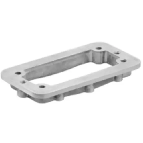 Wochenendangebot Anbaurahmen, Baugröße B10, Aluminiumdruckguss, Schraubverriegelung, IP66/IP68, 1110900000