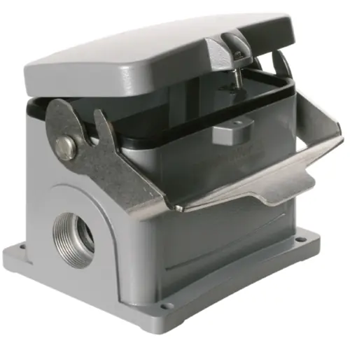 Aufbaugehäuse, Baugröße B48, Aluminiumdruckguss, PG29, abgewinkelt, Längsbügelverriegelung, IP65, 1799810000 Sofort Bestellen