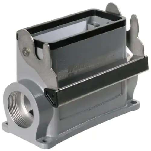 Aufbaugehäuse, Baugröße D40, Aluminiumdruckguss, 2 x M32, abgewinkelt, Längsbügelverriegelung, IP65, 1804660000 Online Kaufen