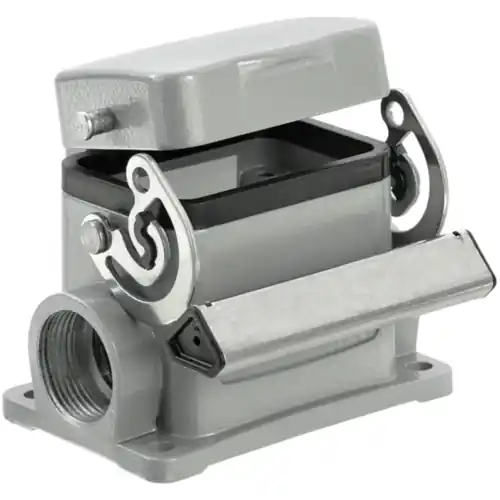 Aufbaugehäuse, Baugröße D16, Aluminiumdruckguss, M25, abgewinkelt, Längsbügelverriegelung, IP65, 1900820000 Nur Für Kurze Zeit