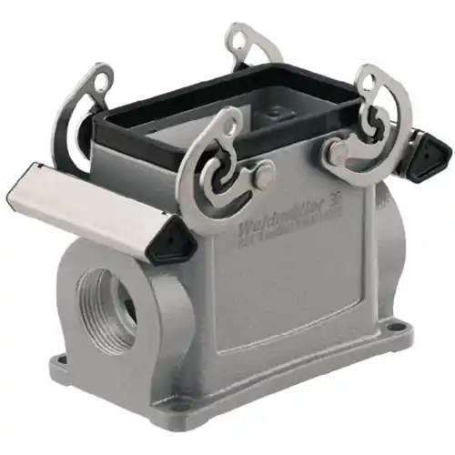 Aufbaugehäuse, Baugröße D24, Aluminiumdruckguss, M32, abgewinkelt, Querbügelverriegelung, IP65, 1903220000 Kostenfreie Lieferung