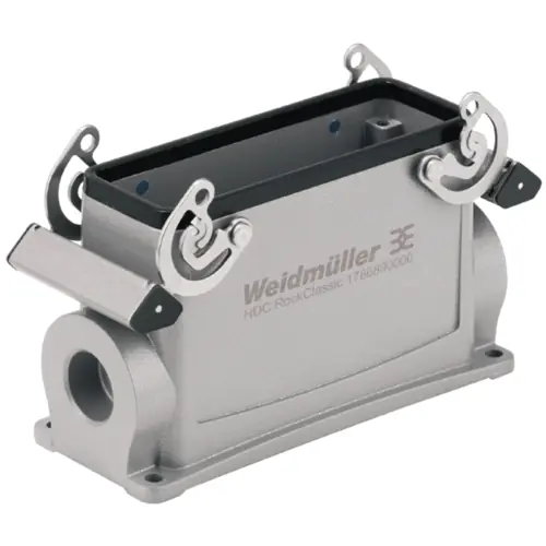 Aufbaugehäuse, Baugröße D64, Aluminiumdruckguss, M25, abgewinkelt, Querbügelverriegelung, IP65, 1904340000 Sichere Zahlung