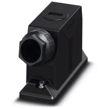 Neue Ware Tüllengehäuse, Baugröße B24, PA, M40, abgewinkelt, Schraubverriegelung, IP66/IP67, 1404239