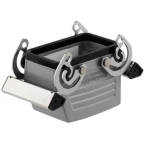 Garantierte Lieferung Tüllengehäuse, Baugröße B10, Aluminiumdruckguss, PG16, abgewinkelt, Querbügelverriegelung, IP65, 1654580000