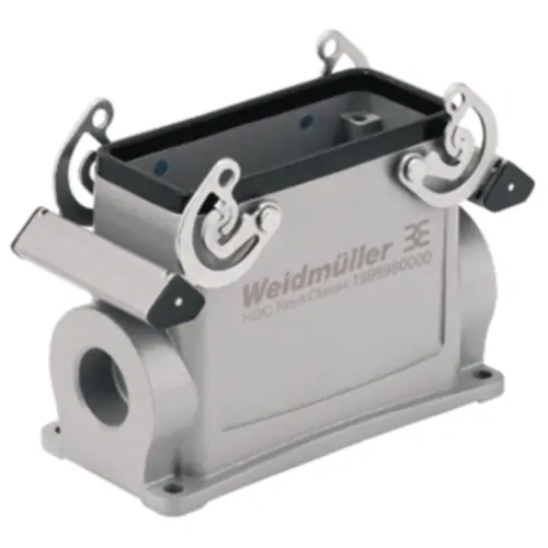 Aufbaugehäuse, Baugröße B16, Aluminiumdruckguss, 2 x PG21, abgewinkelt, Querbügelverriegelung, IP65, 1656730000 Finale Aktion