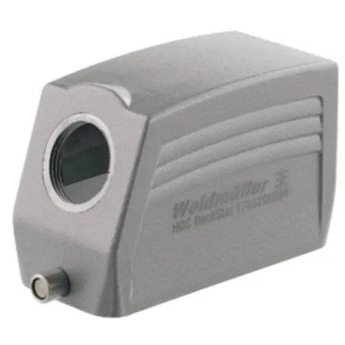 Sonderaktion Tüllengehäuse, Baugröße B16, Aluminiumdruckguss, PG21, abgewinkelt, Längsbügelverriegelung, IP65, 1657850000