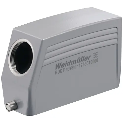 Schnäppchen Tüllengehäuse, Baugröße D64, Aluminiumdruckguss, PG21, abgewinkelt, Längsbügelverriegelung, IP65, 1662470000