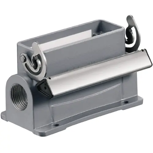 Sonderangebot Aufbaugehäuse, Baugröße A16, Aluminiumdruckguss, PG21, abgewinkelt, Längsbügelverriegelung, IP65, 1665090000