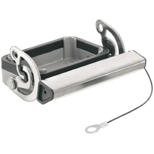 Must-Have Abdeckkappe, Baugröße B6, Aluminiumdruckguss, Längsbügelverriegelung, IP65, 1665210000