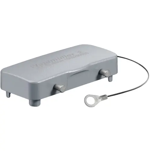 Saisonangebot Abdeckkappe, Baugröße B16, Aluminiumdruckguss, Querbügelverriegelung, IP65, 1665260000