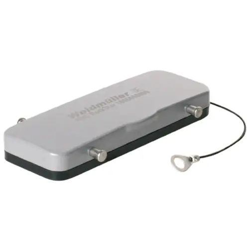 Zertifiziert Abdeckkappe, Baugröße B24, Aluminiumdruckguss, Querbügelverriegelung, IP65, 1665650000