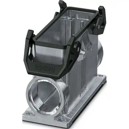 Saisonangebot Aufbaugehäuse, Baugröße B24, Aluminiumdruckguss, 2 x M32, abgewinkelt, Bügelverriegelung, IP66, 1082604