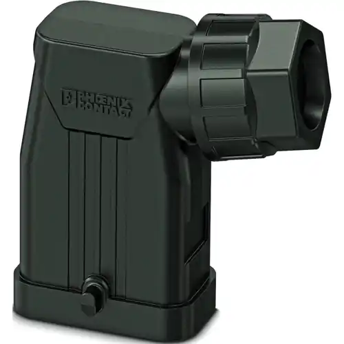 Tüllengehäuse, Baugröße COM, PA, 1 x M25, abgewinkelt, Längsbügelverriegelung, IP66, 1012581 Preisknaller