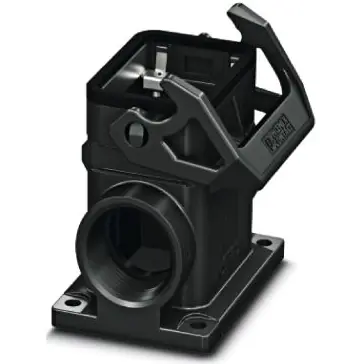 Abverkauf Aufbaugehäuse, Baugröße B6, PA, 2 x M32, abgewinkelt, Längsbügelverriegelung, IP66, 1407623