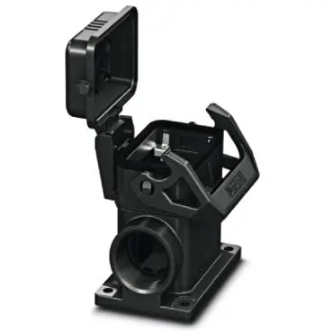 Begrenztes Angebot Aufbaugehäuse, Baugröße B6, PA, 2 x M20, abgewinkelt, Längsbügelverriegelung, IP66, 1421329