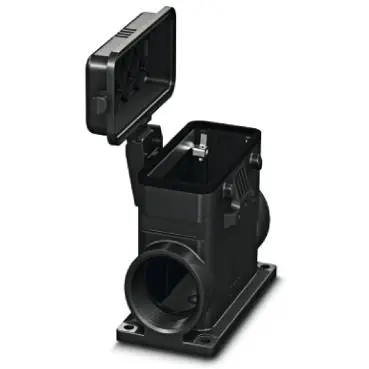 Kostenfreie Lieferung Aufbaugehäuse, Baugröße B16, PA, 2 x M25, abgewinkelt, Querbügelverriegelung, IP66/IP54, 1421458