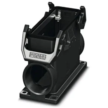 Aufbaugehäuse, Baugröße B24, PA, 2 x M25, abgewinkelt, Querbügelverriegelung, IP66, 1421461 Mega-Angebot