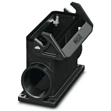 Must-Have Aufbaugehäuse, Baugröße B24, PA, 2 x M32, abgewinkelt, Längsbügelverriegelung, IP66, 1421367