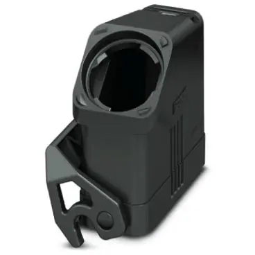 Expressversand Tüllengehäuse, Baugröße D25, PA, PG16, gerade/abgewinkelt, Längsbügelverriegelung, IP66, 1411346