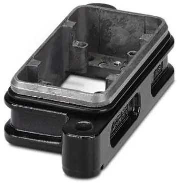 Aufbaugehäuse, Baugröße B6, Aluminiumdruckguss, PG16, gerade, Schraubverriegelung, IP66/IP68/IP69, 1411122 Finale Aktion