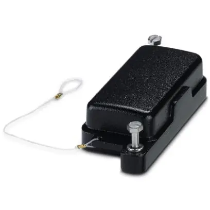 Markenware Abdeckkappe, Baugröße B10, Aluminiumdruckguss, Schraubverriegelung, IP66/IP68/IP69, 1418444