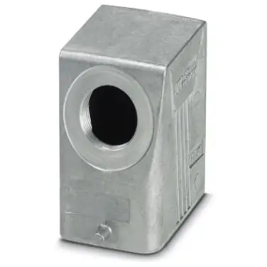 Tüllengehäuse, Baugröße B6, Aluminiumdruckguss, M25, abgewinkelt, Längsbügelverriegelung, IP66/IP67, 1412562 Saisonangebot