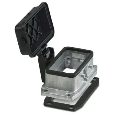 Top-Seller Aufbaugehäuse, Baugröße B10, Aluminiumdruckguss, PG16, gerade, Querbügelverriegelung, IP66/IP67/IP54, 1411323