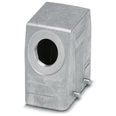 Markenware Tüllengehäuse, Baugröße B10, Aluminiumdruckguss, PG29, abgewinkelt, Querbügelverriegelung, IP66/IP67, 1412595