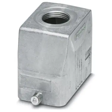 Tüllengehäuse, Baugröße B10, Aluminiumdruckguss, M25, gerade, Längsbügelverriegelung, IP66/IP67, 1412630 Neue Ware