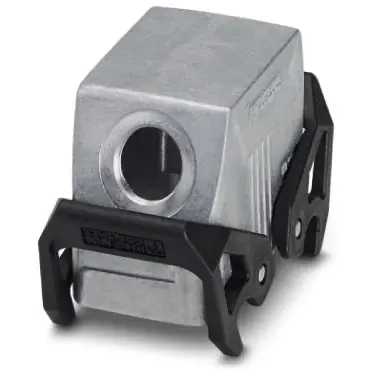 Tüllengehäuse, Baugröße B10, Aluminiumdruckguss, M20, abgewinkelt, Querbügelverriegelung, IP66/IP67, 1412633 Echt