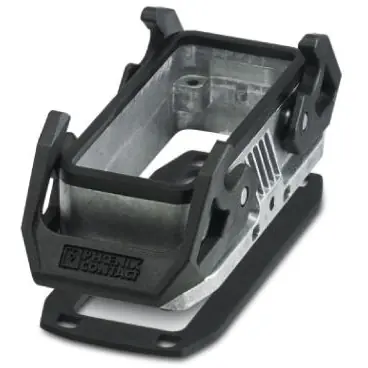 Aufbaugehäuse, Baugröße B16, Aluminiumdruckguss, PG16, gerade, Querbügelverriegelung, IP66/IP67, 1411327 Highlight