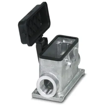 Aufbaugehäuse, Baugröße B16, Aluminiumdruckguss, 2 x PG21, abgewinkelt, Querbügelverriegelung, IP66/IP67/IP54, 1412853 Kostenloser Versand