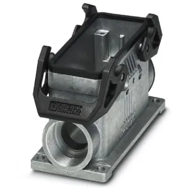 Jetzt Kaufen Aufbaugehäuse, Baugröße B16, Aluminiumdruckguss, 2 x M32, abgewinkelt, Querbügelverriegelung, IP66/IP67, 1412856