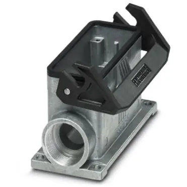 Aufbaugehäuse, Baugröße B16, Aluminiumdruckguss, 2 x M32, abgewinkelt, Längsbügelverriegelung, IP66/IP67, 1412862 Begrenztes Angebot