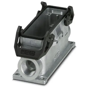 Aufbaugehäuse, Baugröße B24, Aluminiumdruckguss, 2 x PG21, abgewinkelt, Querbügelverriegelung, IP66/IP67, 1412875 Gratis Versand