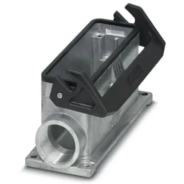 Aufbaugehäuse, Baugröße B24, Aluminiumdruckguss, 2 x M32, abgewinkelt, Längsbügelverriegelung, IP66/IP67, 1412878 Top-Angebot